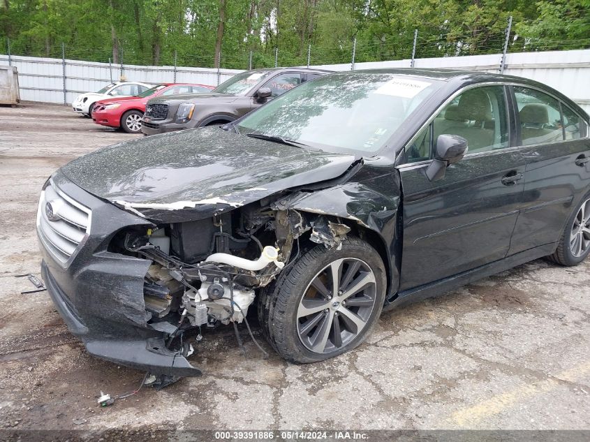 2016 Subaru Legacy 2.5I Limited VIN: 4S3BNBN64G3002734 Lot: 39391886