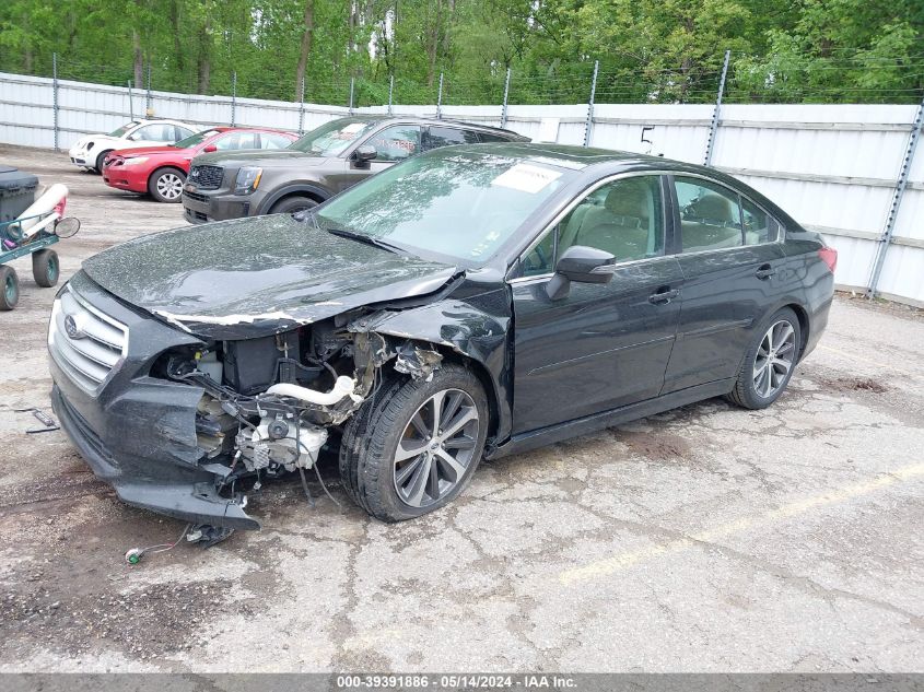 2016 Subaru Legacy 2.5I Limited VIN: 4S3BNBN64G3002734 Lot: 39391886