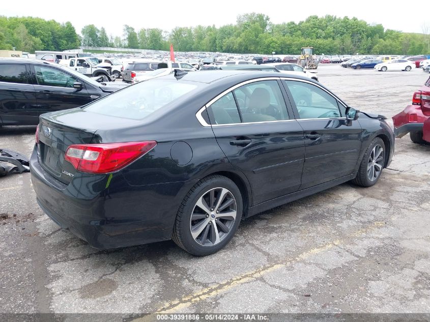 2016 Subaru Legacy 2.5I Limited VIN: 4S3BNBN64G3002734 Lot: 39391886