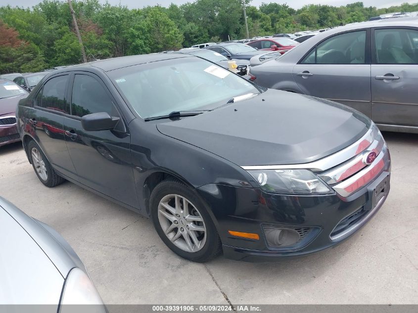 2012 Ford Fusion S VIN: 3FAHP0GA3CR376375 Lot: 39391906