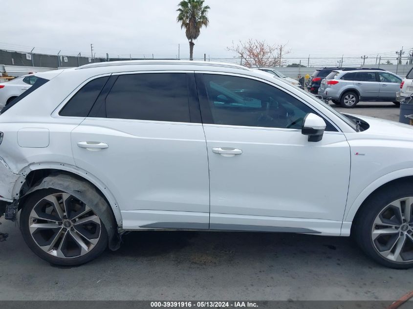 2021 Audi Q3 Premium Plus 45 Tfsi S Line Quattro Tiptronic VIN: WA1EECF39M1118424 Lot: 39391916