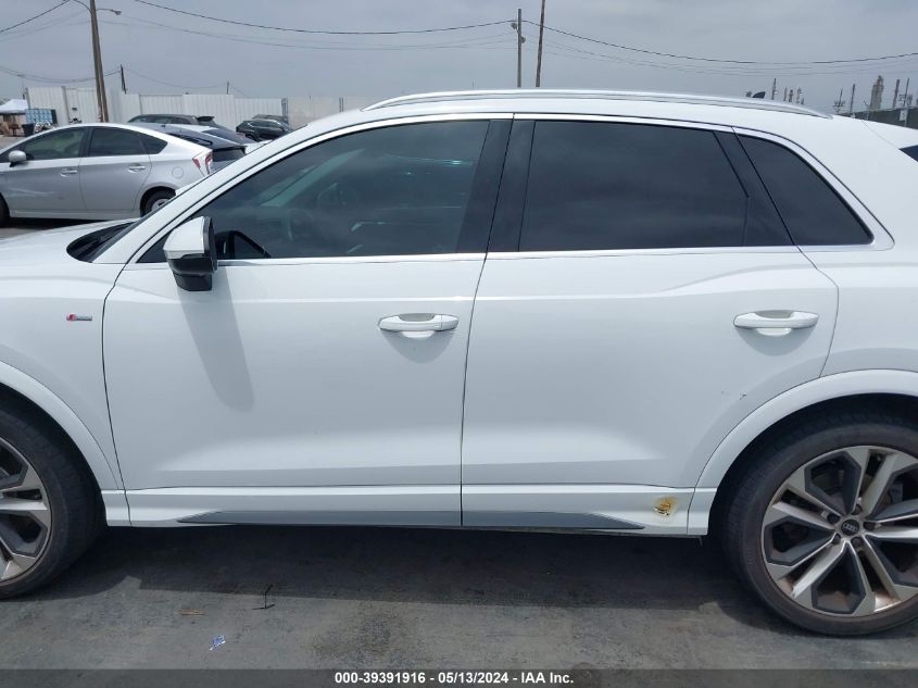 2021 Audi Q3 Premium Plus 45 Tfsi S Line Quattro Tiptronic VIN: WA1EECF39M1118424 Lot: 39391916