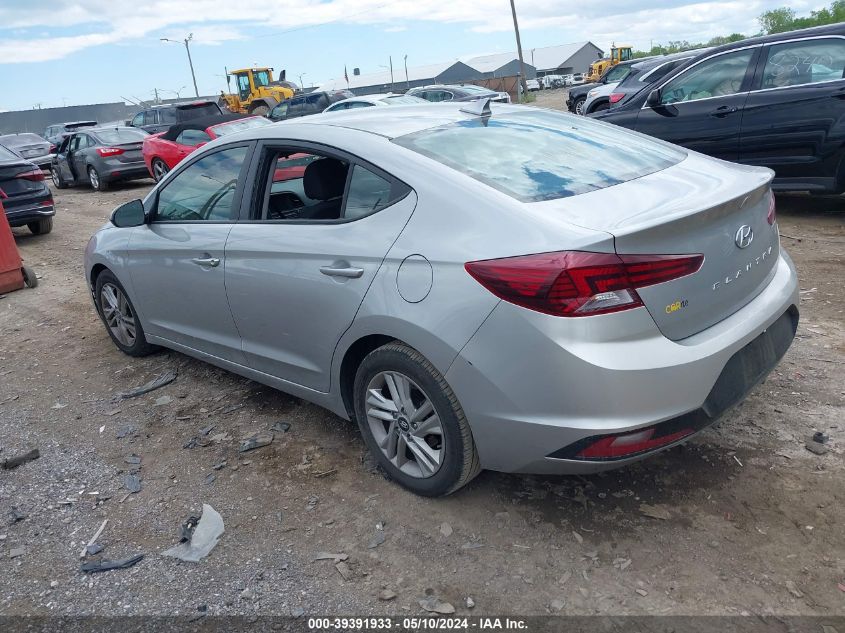 2020 Hyundai Elantra Sel VIN: 5NPD84LFXLH561444 Lot: 39391933