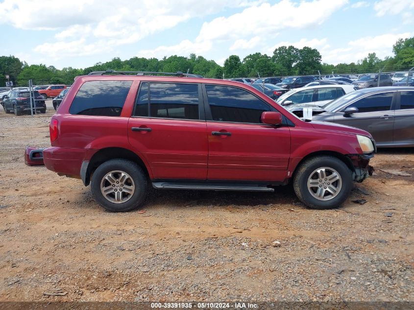 2004 Honda Pilot Ex VIN: 2HKYF18444H547974 Lot: 39391935