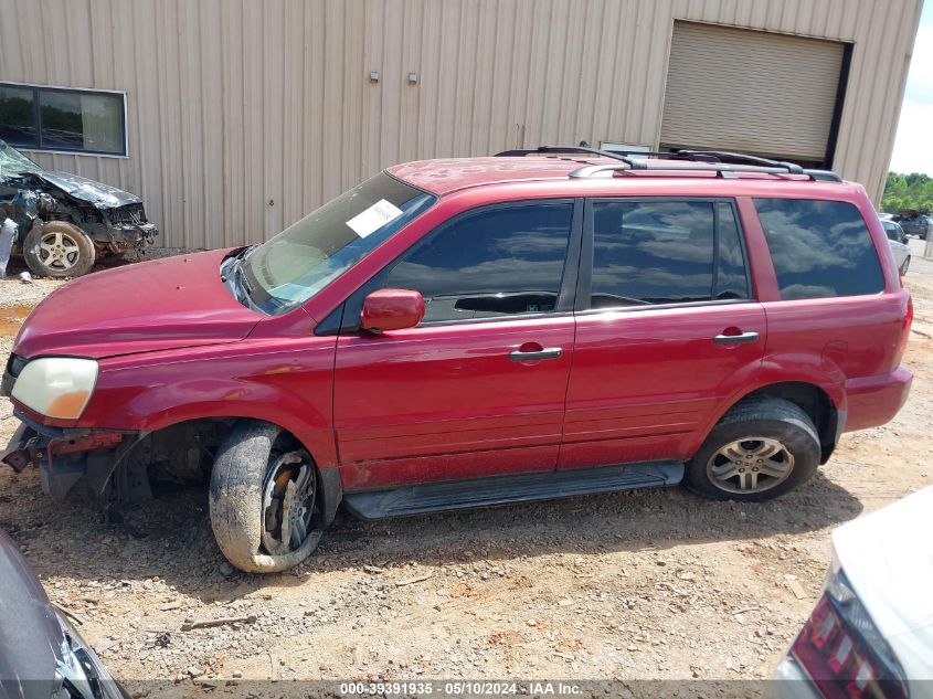 2004 Honda Pilot Ex VIN: 2HKYF18444H547974 Lot: 39391935