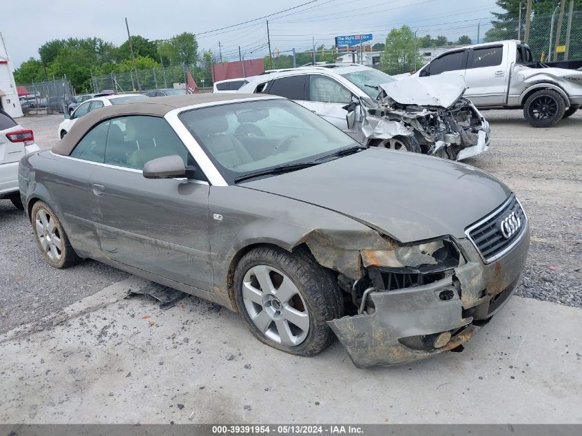 2006 Audi A4 1.8T VIN: WAUAC48H76K010063 Lot: 39391954