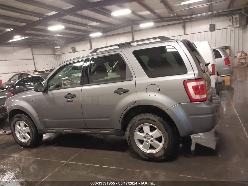 2008 Ford Escape Xlt VIN: 1FMCU03158KB86653 Lot: 39391955