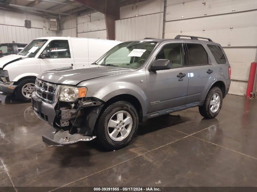 2008 Ford Escape Xlt VIN: 1FMCU03158KB86653 Lot: 39391955