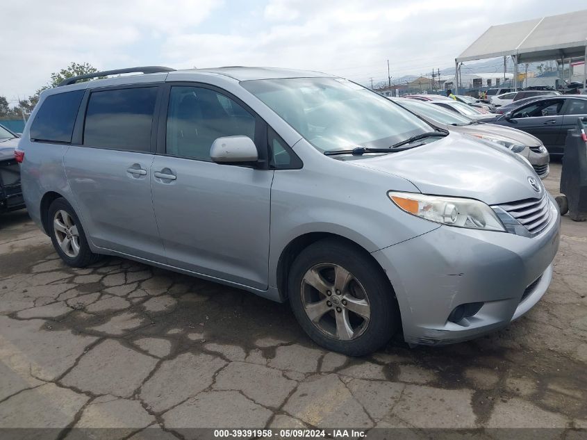 2015 Toyota Sienna Le 8 Passenger VIN: 5TDKK3DC1FS591082 Lot: 39391958