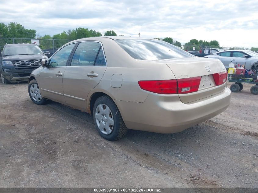 2005 Honda Accord 2.4 Lx VIN: 1HGCM56435A196723 Lot: 39391967