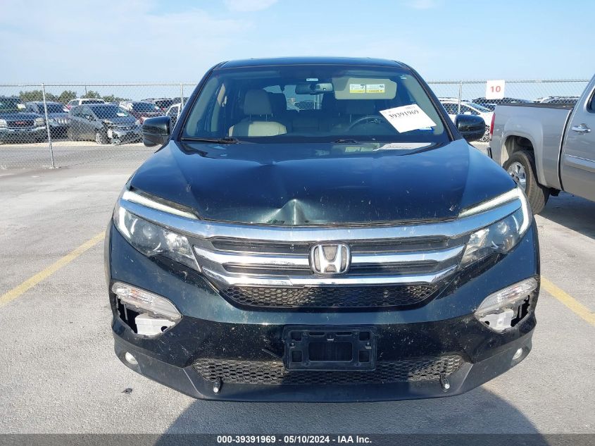 2018 Honda Pilot Ex-L VIN: 5FNYF5H50JB030262 Lot: 39391969