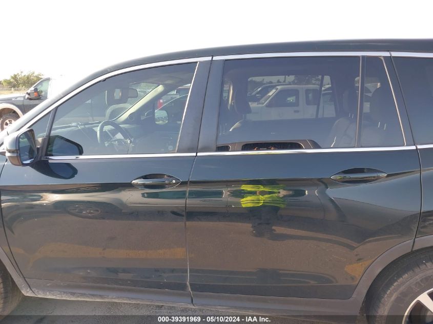 2018 Honda Pilot Ex-L VIN: 5FNYF5H50JB030262 Lot: 39391969