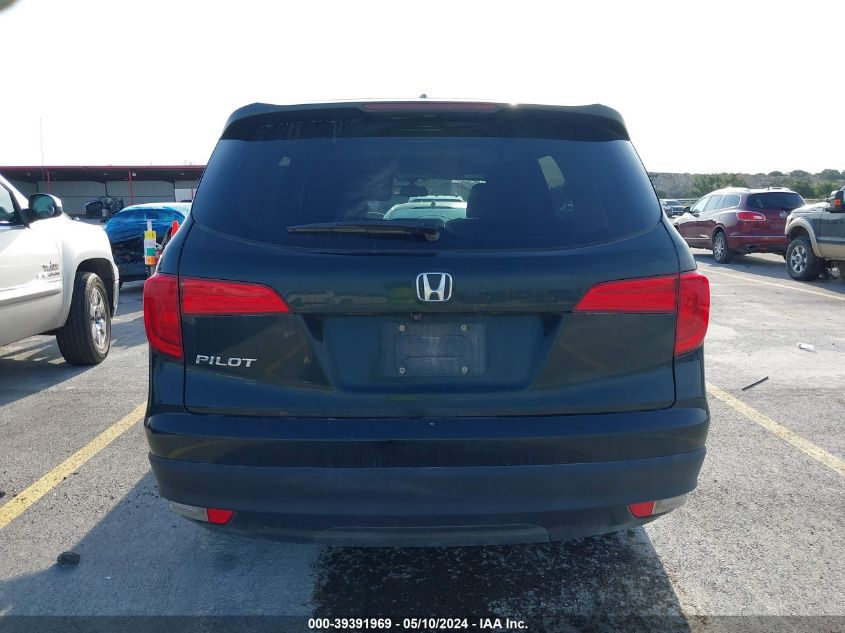 2018 Honda Pilot Ex-L VIN: 5FNYF5H50JB030262 Lot: 39391969