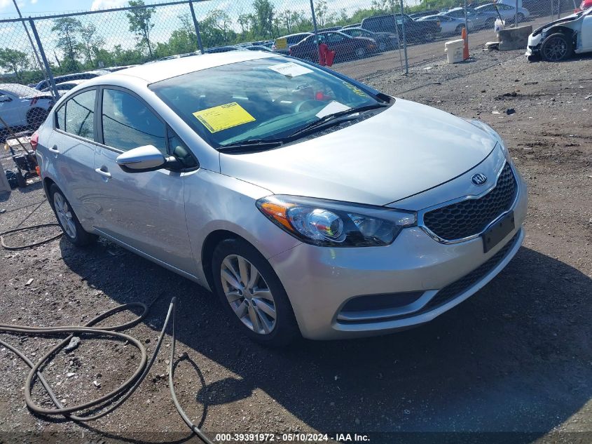 2016 Kia Forte Lx VIN: KNAFX4A62G5563660 Lot: 39391972