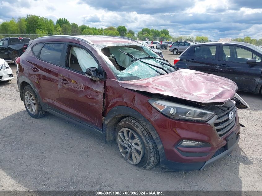 2016 Hyundai Tucson Eco VIN: KM8J3CA27GU060837 Lot: 39391983