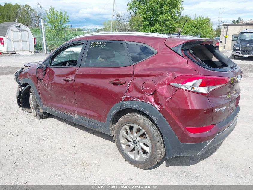 2016 Hyundai Tucson Eco VIN: KM8J3CA27GU060837 Lot: 39391983