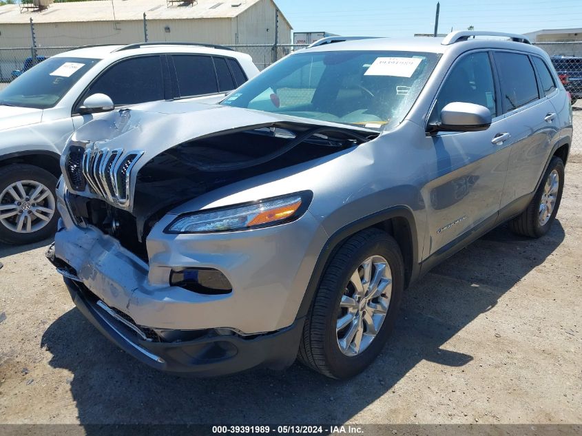 2016 Jeep Cherokee Limited VIN: 1C4PJLDS1GW114444 Lot: 39391989