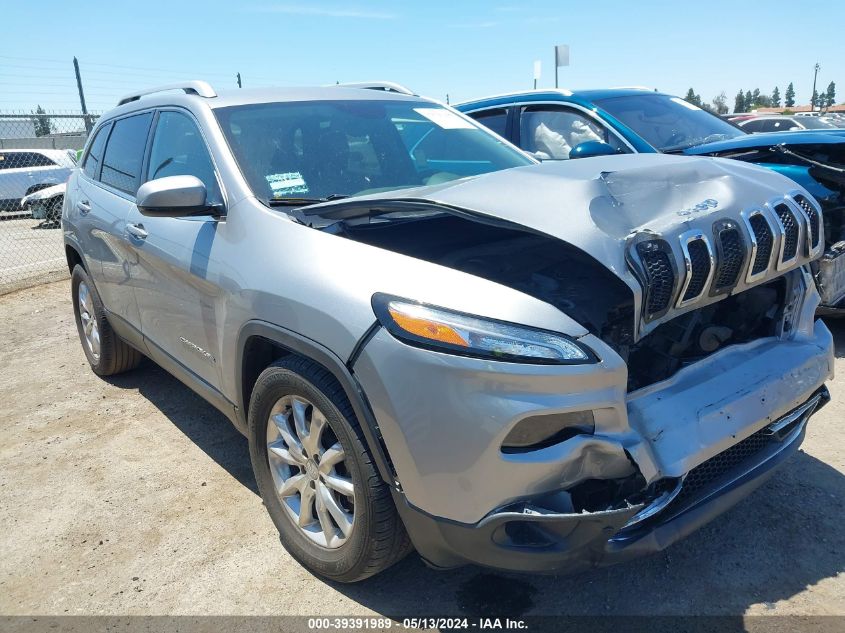 2016 Jeep Cherokee Limited VIN: 1C4PJLDS1GW114444 Lot: 39391989