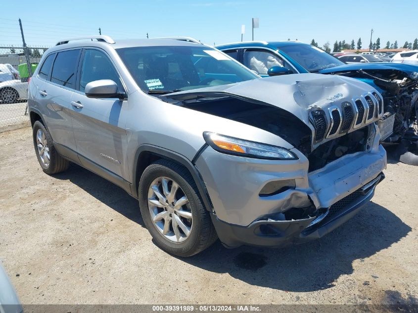 2016 Jeep Cherokee Limited VIN: 1C4PJLDS1GW114444 Lot: 39391989