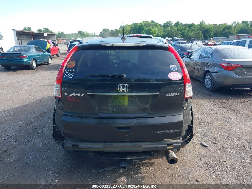 2013 Honda Cr-V Ex-L VIN: 5J6RM4H75DL008534 Lot: 39392020