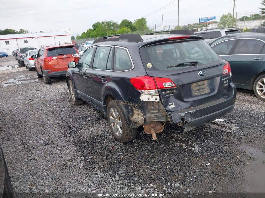 2012 Subaru Outback 2.5I VIN: 4S4BRBACXC3296842 Lot: 39392026