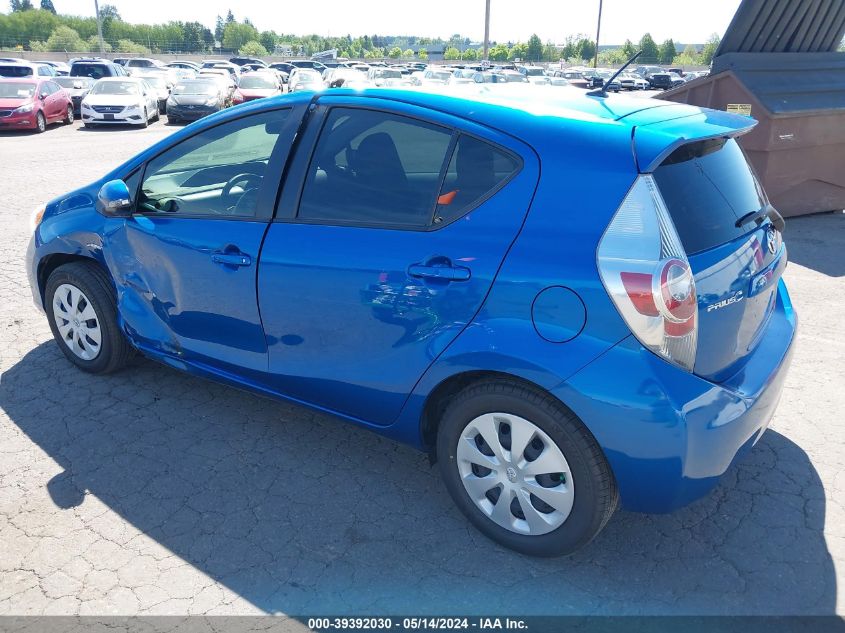 2014 Toyota Prius C Two VIN: JTDKDTB33E1568931 Lot: 39392030