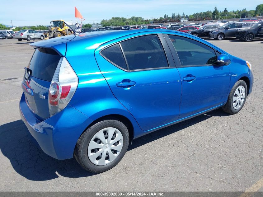 2014 Toyota Prius C Two VIN: JTDKDTB33E1568931 Lot: 39392030