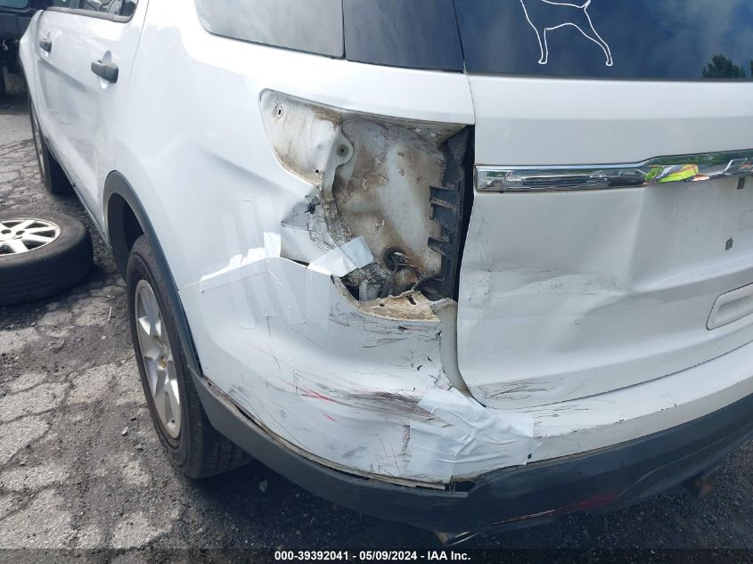 2013 Ford Explorer VIN: 1FM5K8B81DGC62331 Lot: 39392041