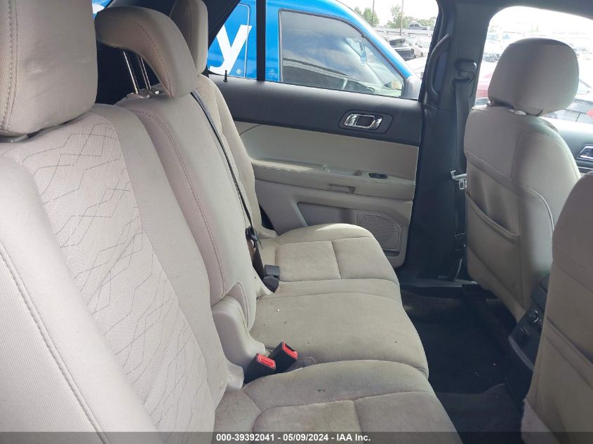 2013 Ford Explorer VIN: 1FM5K8B81DGC62331 Lot: 39392041