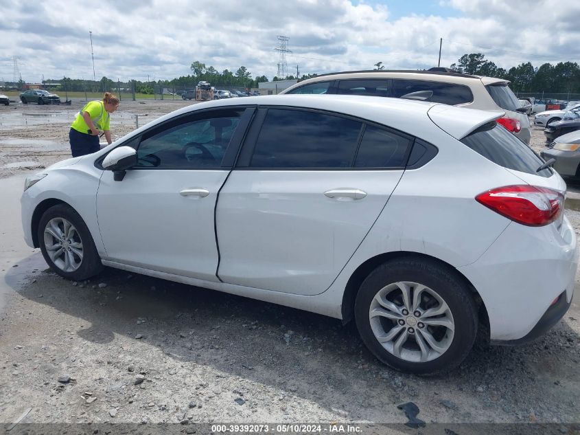 2019 Chevrolet Cruze Ls VIN: 3G1BC6SM2KS596820 Lot: 39392073