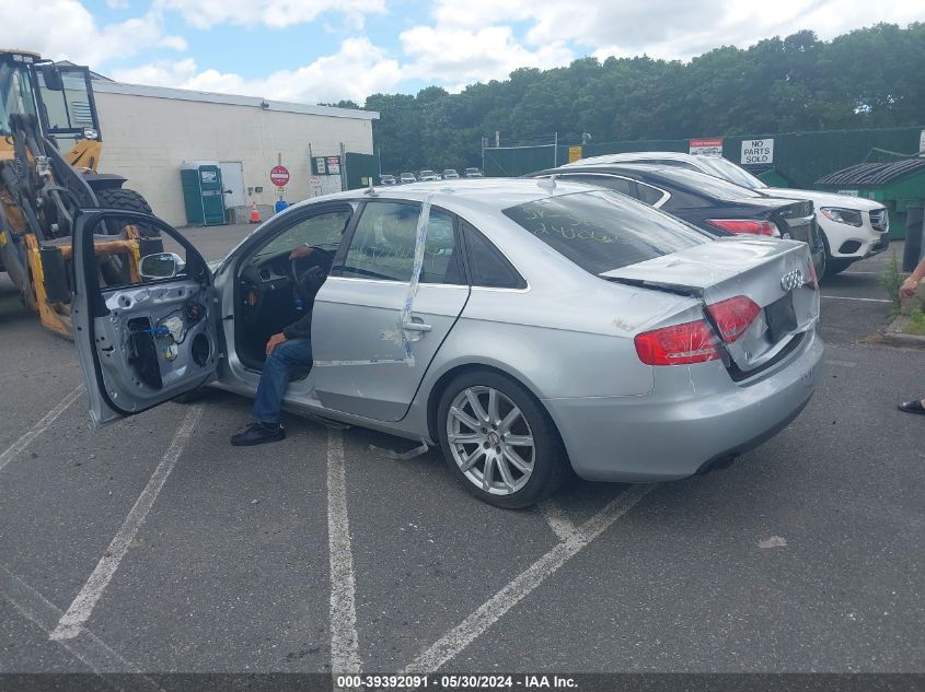 2010 Audi A4 2.0T Premium VIN: WAUFFAFL4AN055925 Lot: 39392091