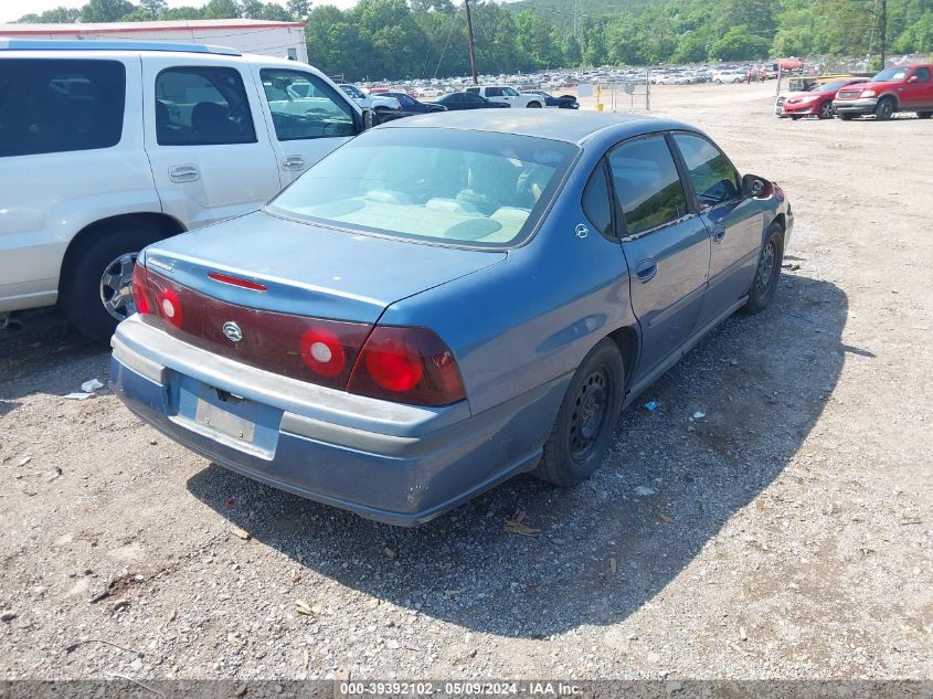 2000 Chevrolet Impala VIN: 2G1WF55E3Y9358696 Lot: 39392102