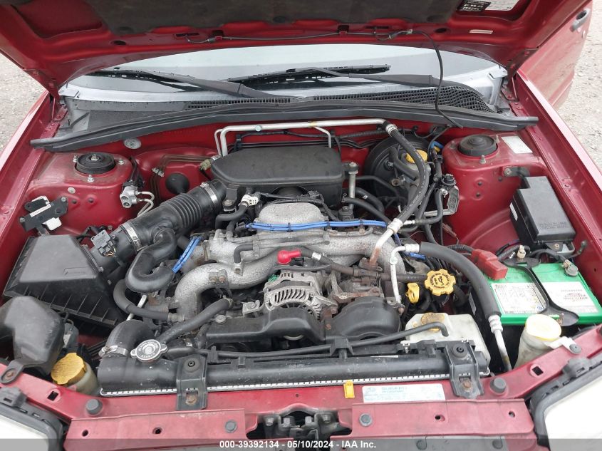 2006 Subaru Forester 2.5X VIN: JF1SG63646H731571 Lot: 39392134