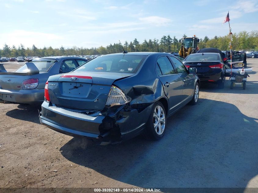 2012 Ford Fusion Se VIN: 3FAHP0HA1CR424163 Lot: 39392149