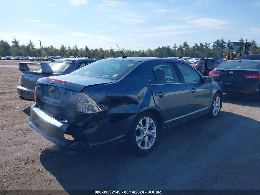 2012 Ford Fusion Se VIN: 3FAHP0HA1CR424163 Lot: 39392149