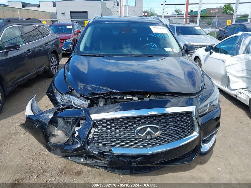 2019 Infiniti Qx60 Luxe/Pure VIN: 5N1DL0MM5KC505292 Lot: 39392170