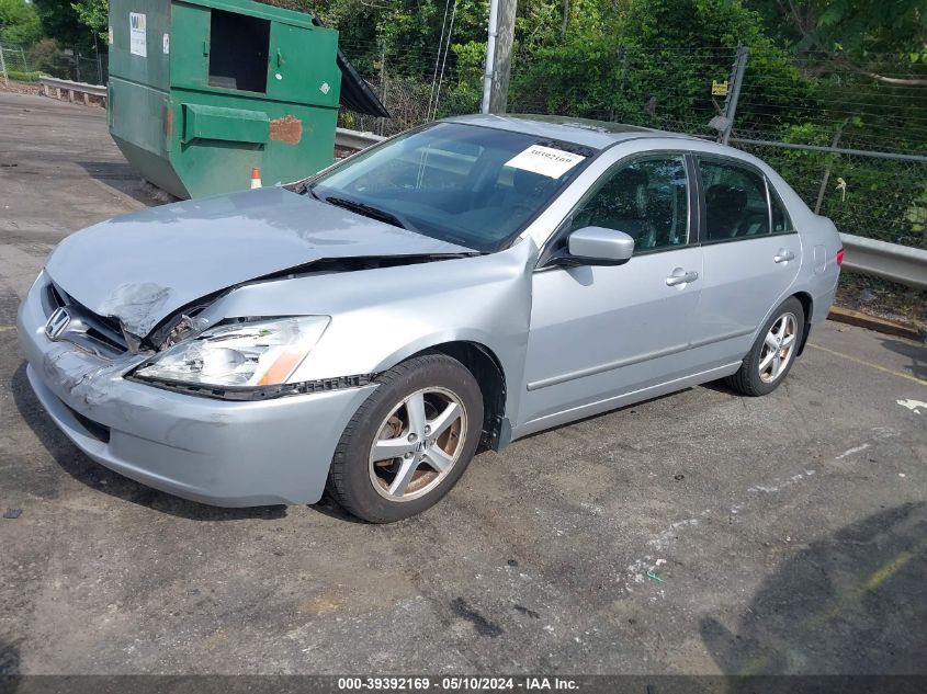 2005 Honda Accord 2.4 Ex VIN: 1HGCM56835A166141 Lot: 39392169