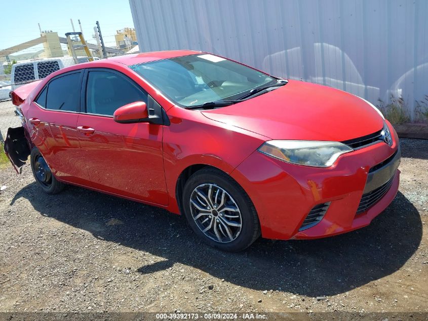 2015 TOYOTA COROLLA LE - 2T1BURHE8FC401747