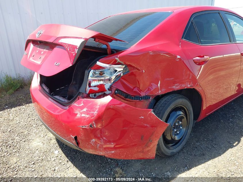 2015 TOYOTA COROLLA LE - 2T1BURHE8FC401747