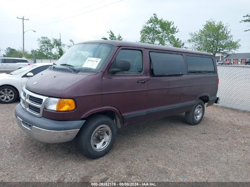 2001 Dodge Ram Wagon 2500 VIN: 2B4JB25Y31K514561 Lot: 39392178