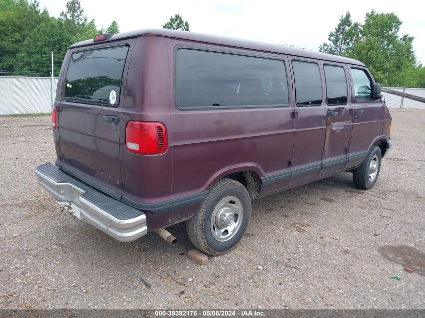 2001 Dodge Ram Wagon 2500 VIN: 2B4JB25Y31K514561 Lot: 39392178