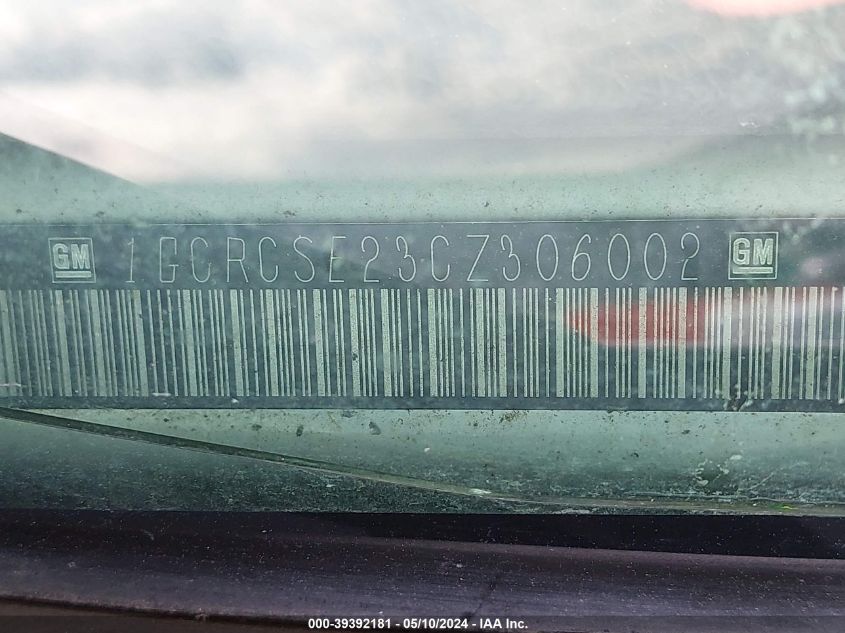 2012 Chevrolet Silverado 1500 Lt VIN: 1GCRCSE23CZ306002 Lot: 39392181