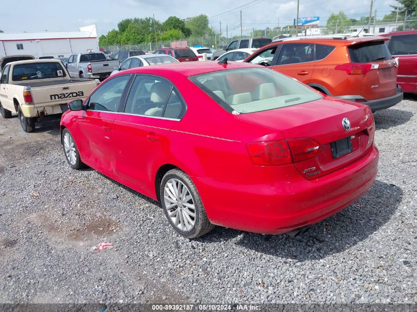 2011 Volkswagen Jetta 2.5L Sel VIN: 3VWLX7AJXBM065041 Lot: 39392187