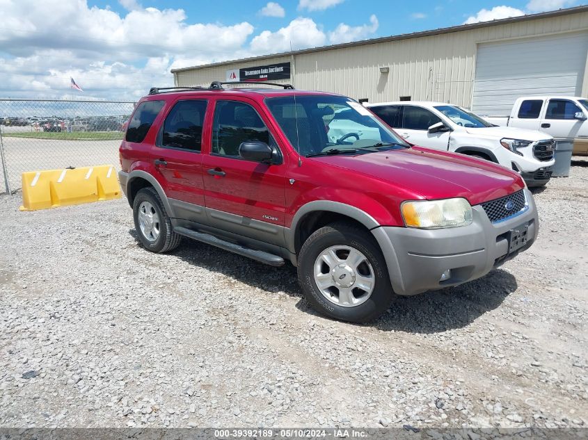 2001 Ford Escape Xlt VIN: 1FMYU031X1KC63982 Lot: 39392189