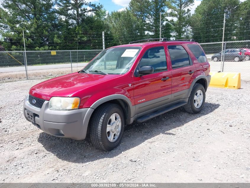 2001 Ford Escape Xlt VIN: 1FMYU031X1KC63982 Lot: 39392189