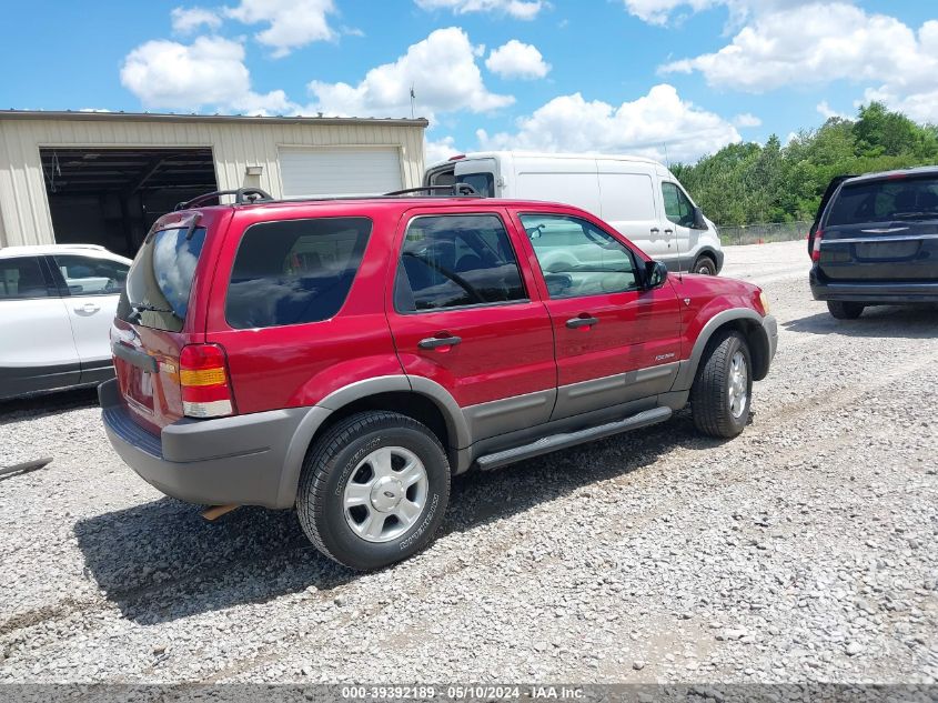 2001 Ford Escape Xlt VIN: 1FMYU031X1KC63982 Lot: 39392189