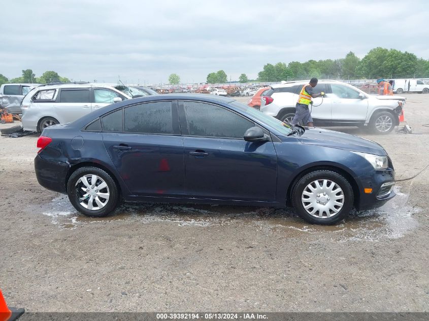 2015 Chevrolet Cruze Ls Auto VIN: 1G1PA5SH7F7138431 Lot: 39392194