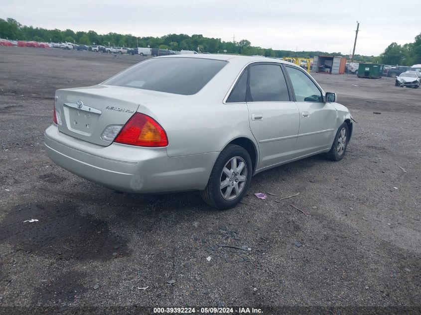 2000 Toyota Avalon Xls VIN: 4T1BF28B8YU061136 Lot: 39392224