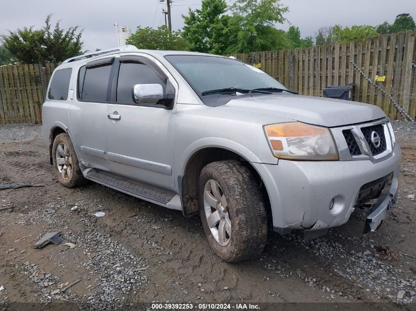 2010 Nissan Armada Titanium VIN: 5N1AA0NC3AN622712 Lot: 39392253