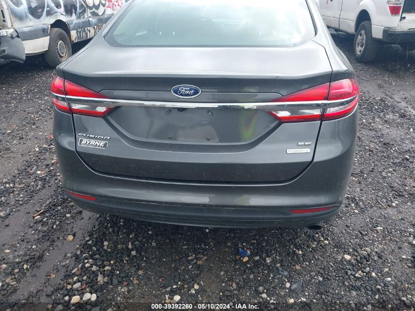 2018 Ford Fusion Se VIN: 3FA6P0HDXJR159953 Lot: 39392260